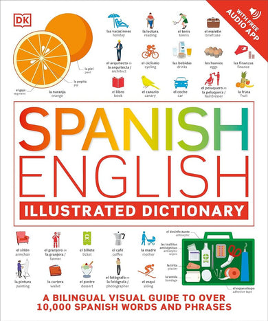 Spanish English Illustrated Dictionary-Bilingual and multilingual dictionaries-買書書 BuyBookBook