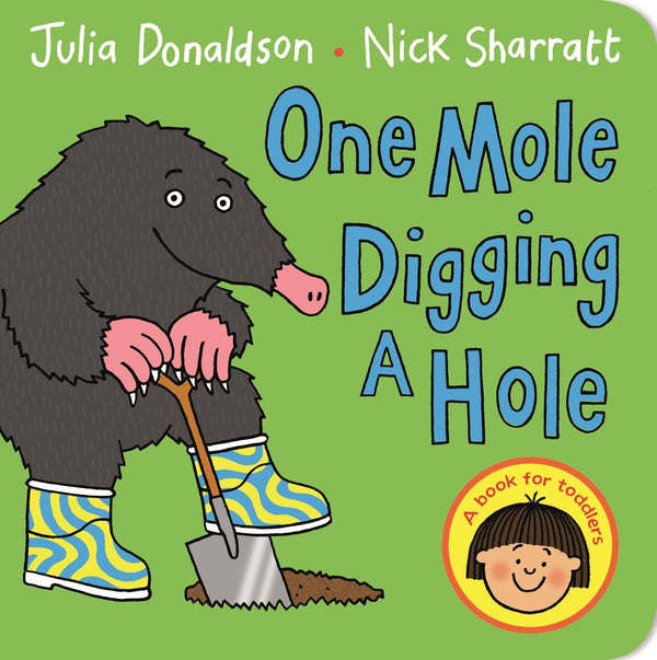 One Mole Digging A Hole-Children’s Early years / early learning concepts-買書書 BuyBookBook