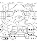 The Super Kawaii Coloring Book: Create Your Own Colorful World of Cuteness (Abbie Quirk)-Children’s interactive and activity books and kits-買書書 BuyBookBook