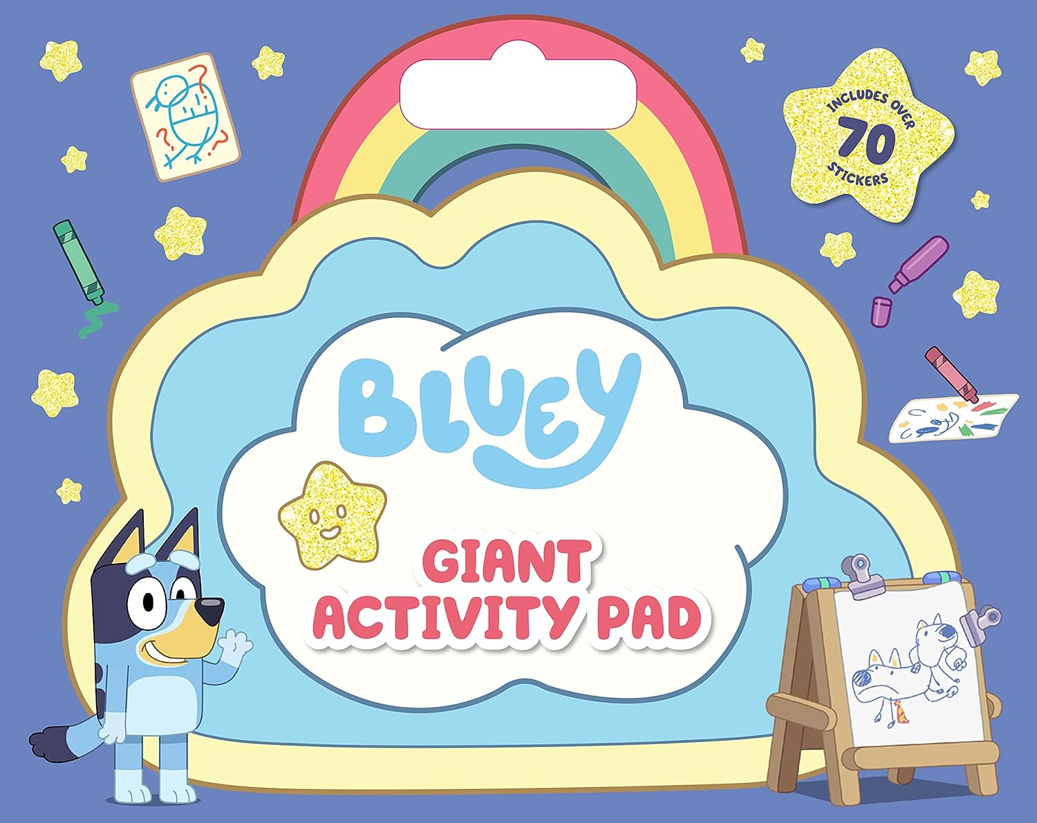 Bluey: Giant Activity Pad-Children’s interactive and activity books and kits-買書書 BuyBookBook