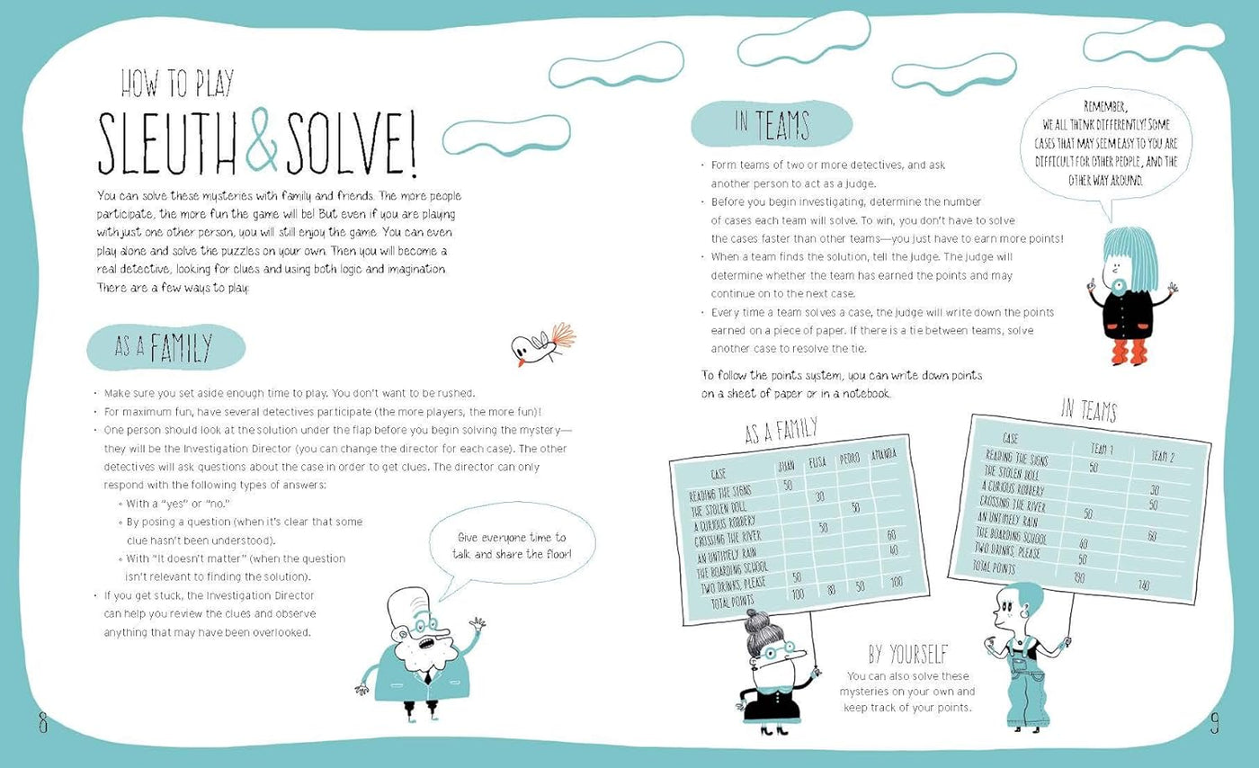 Sleuth & Solve: 20+ Mind-Twisting Mysteries-Children’s / Teenage fiction: General and modern fiction-買書書 BuyBookBook