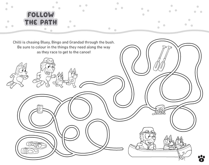 Bluey: Giant Activity Pad-Children’s interactive and activity books and kits-買書書 BuyBookBook