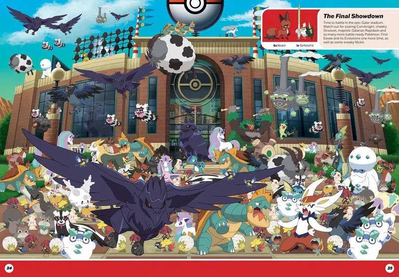 Pokémon Where’s Eevee? An Evolutions Search and Find Book (Pokémon)-Children’s / Teenage general interest: Hobbies/ quizzes/ toys and games-買書書 BuyBookBook