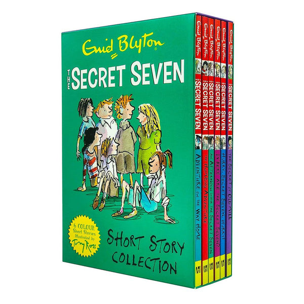 The Secret Seven Colour Short Stories Collection 6 Books Box Set (Enid Blyton)-Children's / Teenage fiction: Action and adventure stories-買書書 BuyBookBook