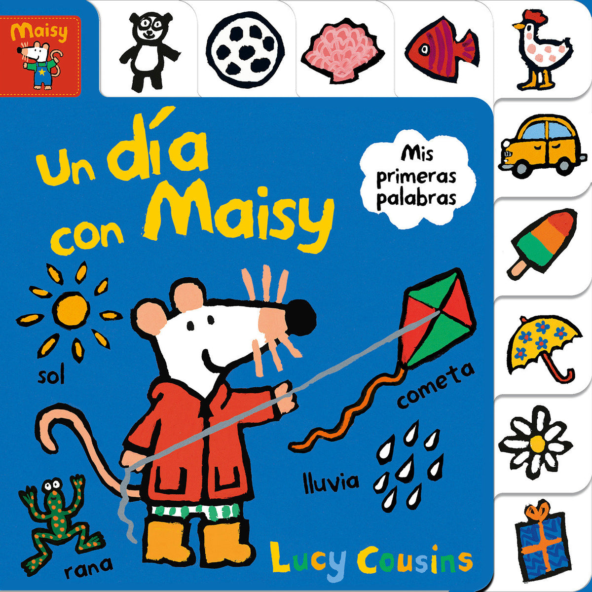 Un día con Maisy. Mis primeras palabras / Maisy's Day Out: A First Words Book cover (ISBN 9788448852160) [onix:86693893b8e840ba69dcc99db2bba305]