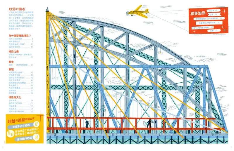 橋梁【授權8國，精裝大開本知識圖畫書】