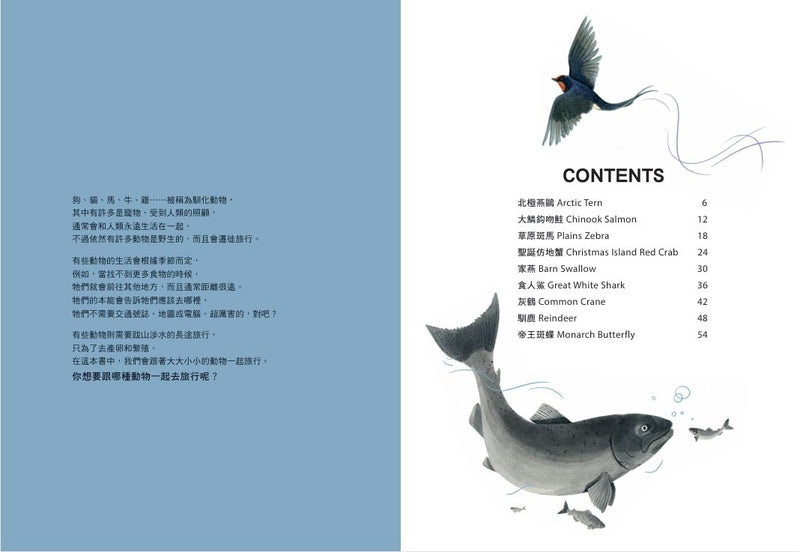 跟著動物去旅行〔動物繪本圖鑑3〕-Children’s / Teenage general interest: Nature and animals-買書書 BuyBookBook
