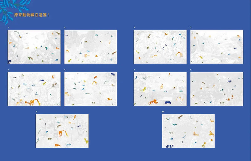 叢林躲貓貓：怎麼找都玩不膩的繽紛動物世界【暢銷二版】-Children’s / Teenage general interest: Hobbies/ quizzes/ toys and games-買書書 BuyBookBook