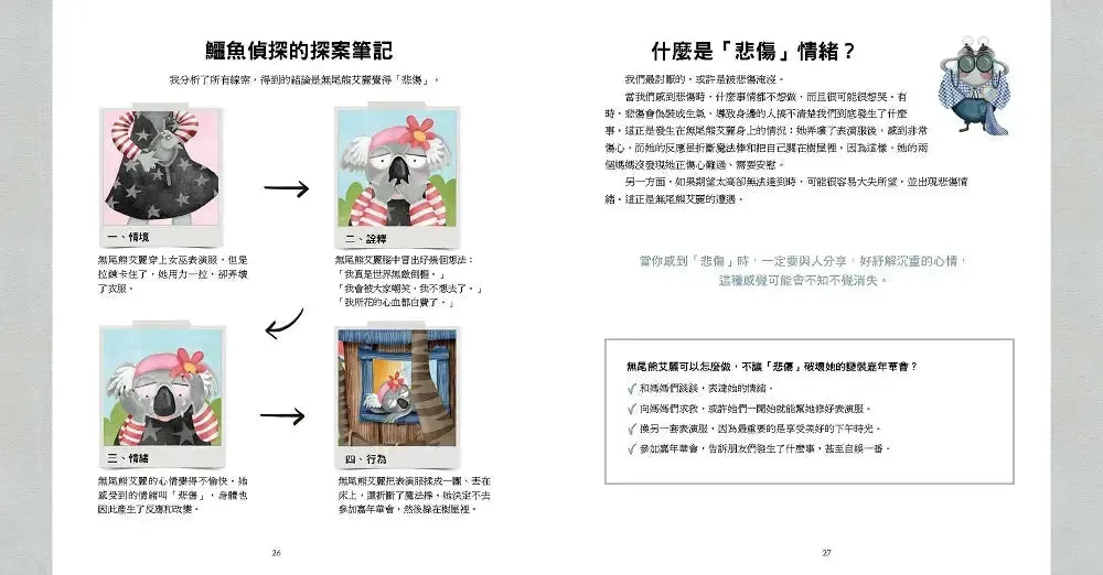 鱷魚偵探【兒童情緒探案】套組（含1&2集+情緒引導DIY轉盤卡）-Children’s picture books-買書書 BuyBookBook