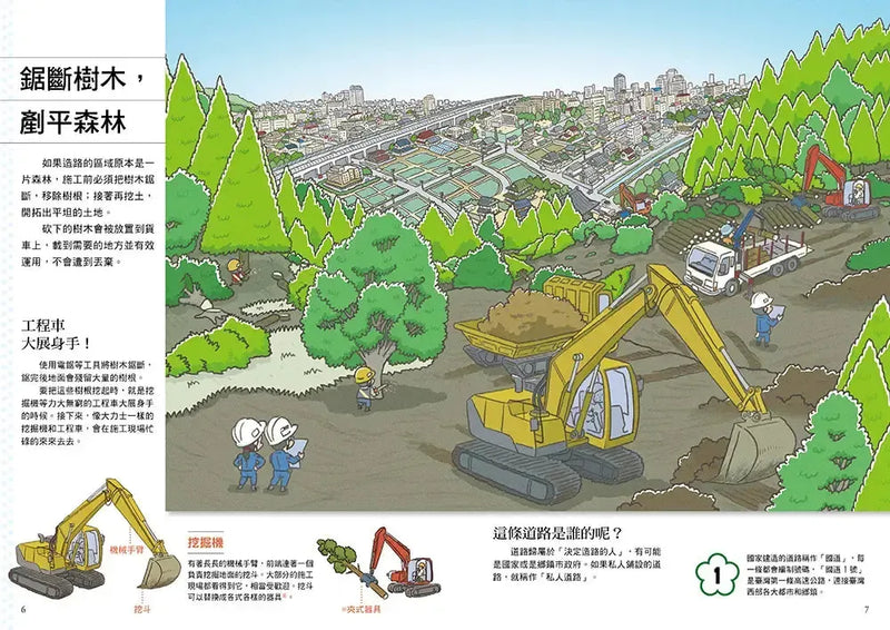 從無到有工程大剖析：道路（新版，書末附「召集！小小觀察家集合」學習單）