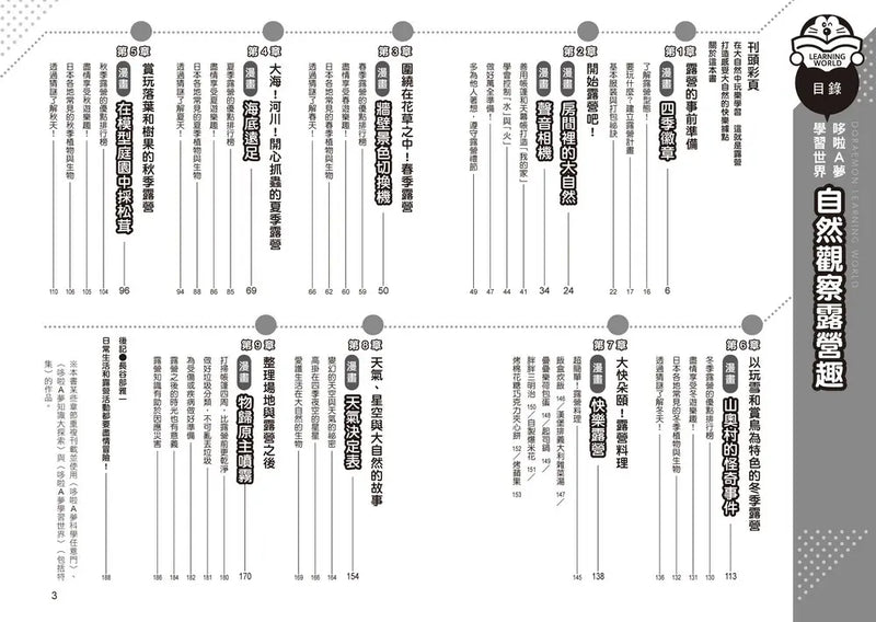 哆啦A夢天才小達人2：自然觀察露營趣 (藤子．F．不二雄)-Children’s / Teenage general interest: Science and technology-買書書 BuyBookBook