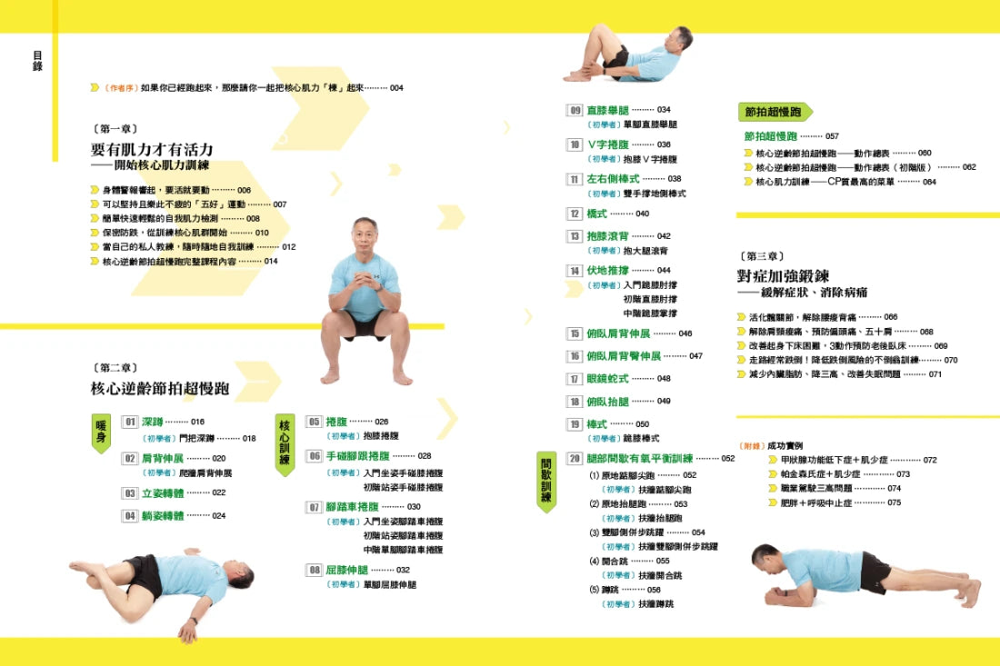 【全圖解】核心逆齡節拍超慢跑【簽名版】：燃脂、降三高、預防肌少症，每天30分鐘三週立即見效 平裝書 Paperback