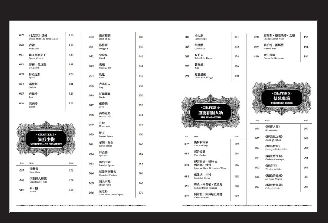 克蘇魯神話辭典：台灣第一本外神完全保存百科，精裝典藏 ✕ 插畫圖鑑——152 條洛夫克拉夫特創作圈和怪物的禁忌知識【首刷限量典藏，經典洛夫克拉夫特怪物海報】 精裝書 Hardback