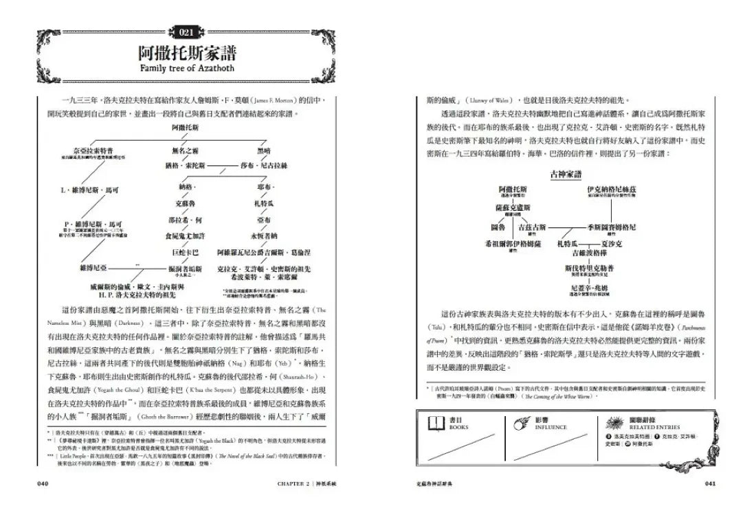 克蘇魯神話辭典：台灣第一本外神完全保存百科，精裝典藏 ✕ 插畫圖鑑——152 條洛夫克拉夫特創作圈和怪物的禁忌知識【首刷限量典藏，經典洛夫克拉夫特怪物海報】 精裝書 Hardback