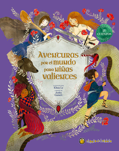 Aventuras por el mundo para niñas valientes / Fairy Tales for Fearless Girls cover (ISBN 9789877970494) [onix:1184b63310268931b8c81ba626d4a7a2]
