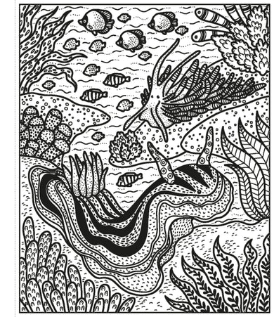 Coral Reef Magic Painting Book interior 1 (ISBN 9781474994743) [onix-asset:2c029c81d0fd26d4f7efdd4bdce9a03b393d50b892f0f4579cf093cfa124ef0d]