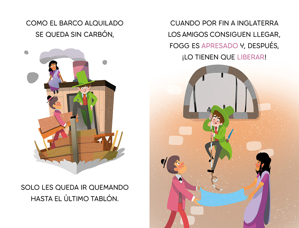 PHONICS IN SPANISH-Aprende a leer con Verne: La vuelta al mundo en 80 días / PHONICS IN SPANISH-Around the World in 80 Days interior 3 (ISBN 9788427237407) [onix:cd23fa8b4addbc29be8084608e1b3e14]