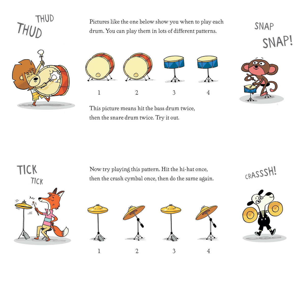 My First Drumming Book interior 1 (ISBN 9781474932363) [onix-asset:d7aa0058c96daaa5e4bda70e5d154839e39bf2c8c57772c2b9dd9c1cd3d532af]