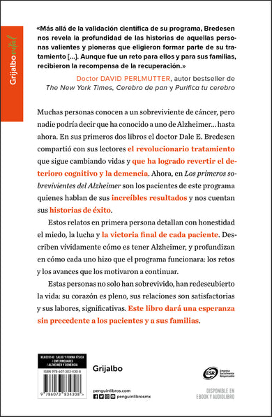 Los primeros sobrevivientes del Alzheimer / The First Survivors of Alzheimer's interior 1 (ISBN 9786073834308) [onix:ba92005ab1fe367eda12f30e07cbaa34]