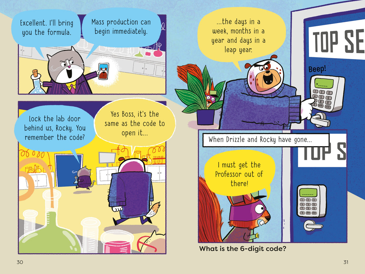 Supersquirrel and the Crazy Rain Maker interior 1 (ISBN 9781836042921) [onix-asset:901ce7fbbb33a45351dfbf10feceb80682e4642dc68dbc79d8b65df30f503f50]
