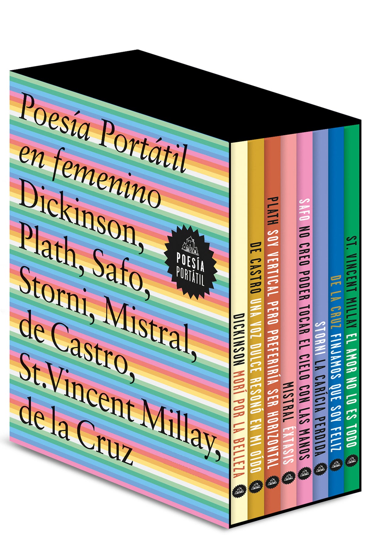 Estuche. Poesía Portátil en femenino / Portable Poetry in Feminine (Box Set) cover (ISBN 9788439744122) [onix:b8eb61b30ed19946446c6ae115c95644]