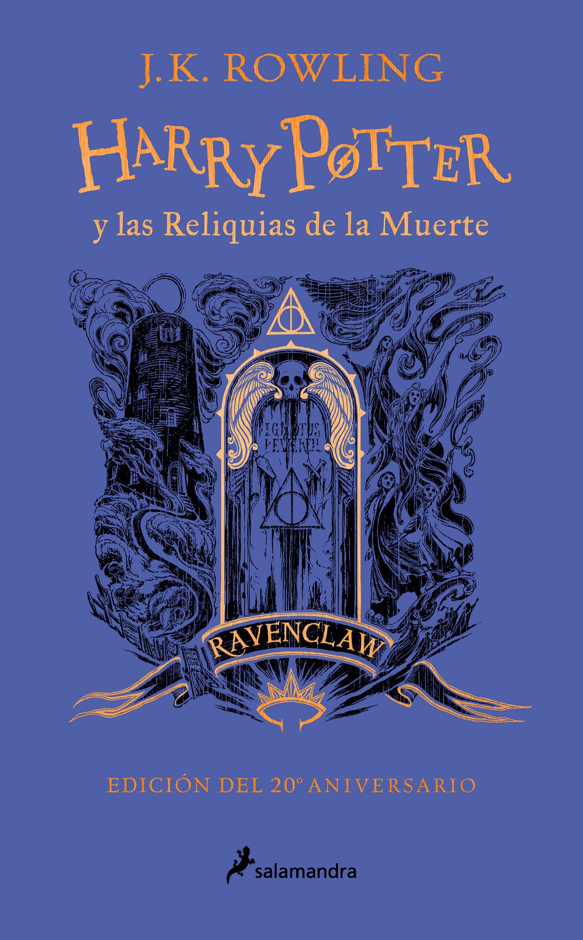 Harry Potter y las reliquias de la muerte (20 Aniv. Ravenclaw) / Harry Potter and the Deathly Hallows (Ravenclaw) cover (ISBN 9788418797026) [onix:ee138c55fade2bc7c85da0b70b1cd9b9]