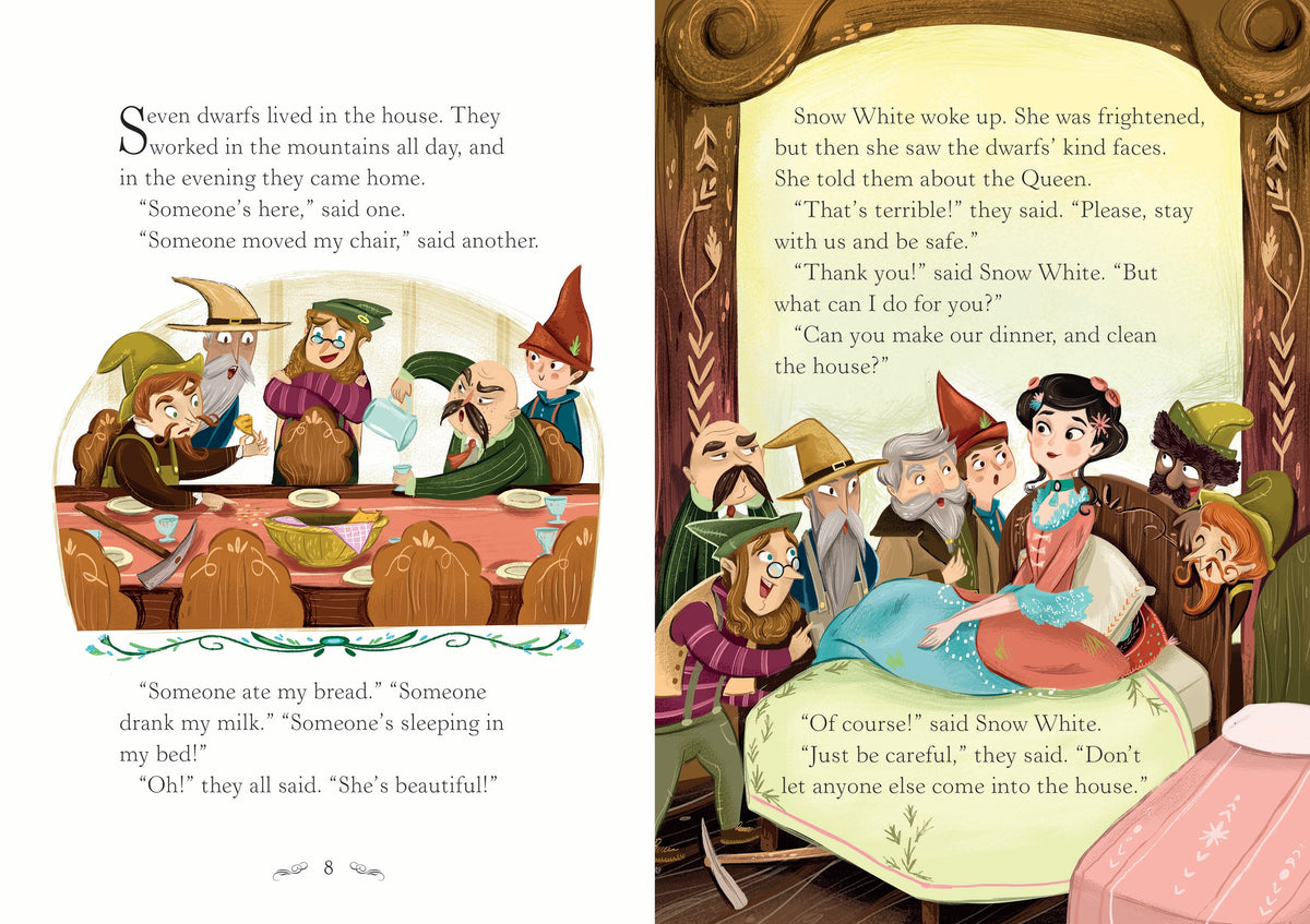 Snow White interior 1 (ISBN 9781474924634) [onix-asset:4a7433a5af0aa831103486929408e48a195dd9cb70ee00b7d77e6641f9d63572]