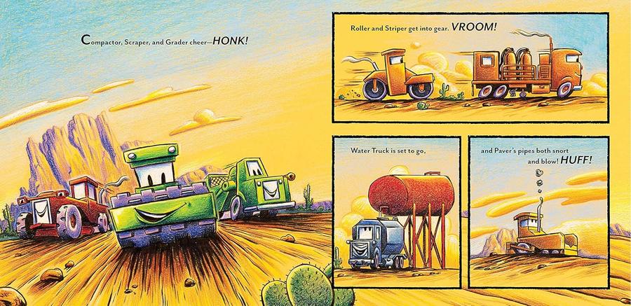 Construction Site: Road Crew, Coming Through!-Children’s / Teenage fiction: General and modern fiction-買書書 BuyBookBook