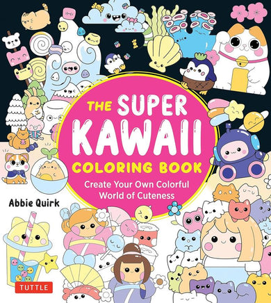 The Super Kawaii Coloring Book: Create Your Own Colorful World of Cuteness (Abbie Quirk)-Children’s interactive and activity books and kits-買書書 BuyBookBook