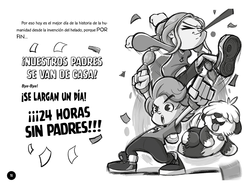 24 horas sin padres / 24 Hours without Parents. Stranger Kids interior 2 (ISBN 9788419357809) [onix:9743a87a09353bf431f8c1569d289be7]