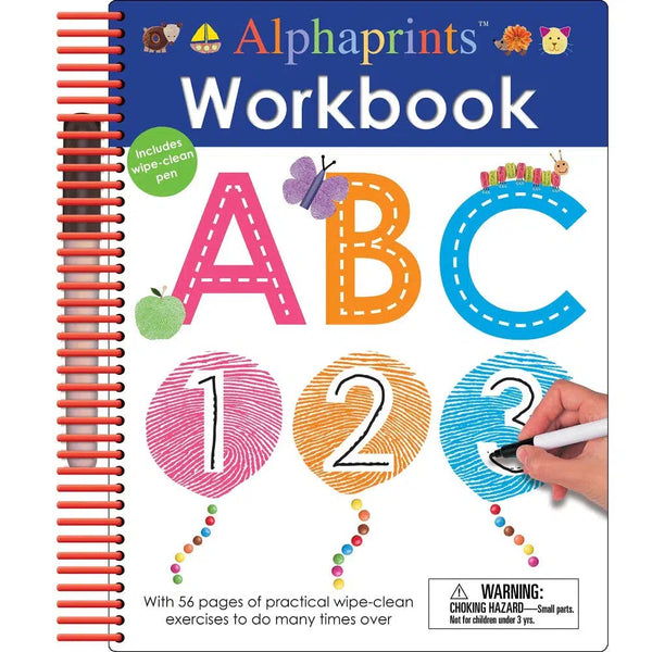 Alphaprints: Wipe Clean Workbook ABC (Wipe Clean Activity Books) (Roger Priddy)-Fiction: 歷險科幻 Adventure & Science Fiction-買書書 BuyBookBook