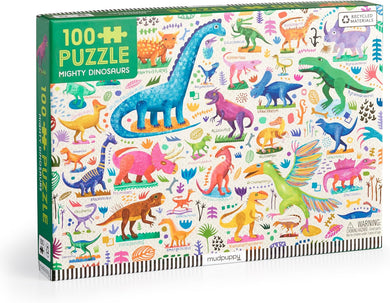 Mighty Dinosaurs 100 Piece Puzzle