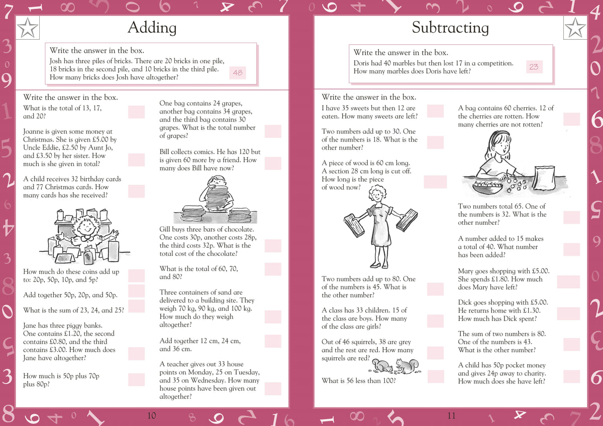 Maths Made Easy: Advanced, Ages 7-8 (Key Stage 2) interior 1 (ISBN 9781409344797) [onix-asset:3511609a630e6f59ea5de568847320e0e950bcca7767833aa74854ef24007666]