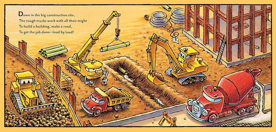Goodnight, Goodnight, Construction Site-Children’s / Teenage fiction: General and modern fiction-買書書 BuyBookBook