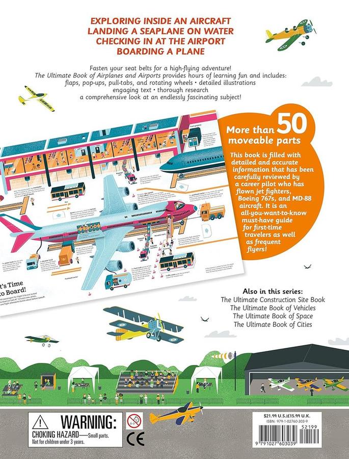 Ultimate Book of Airplanes and Airports-Children’s / Teenage general interest: Science and technology-買書書 BuyBookBook