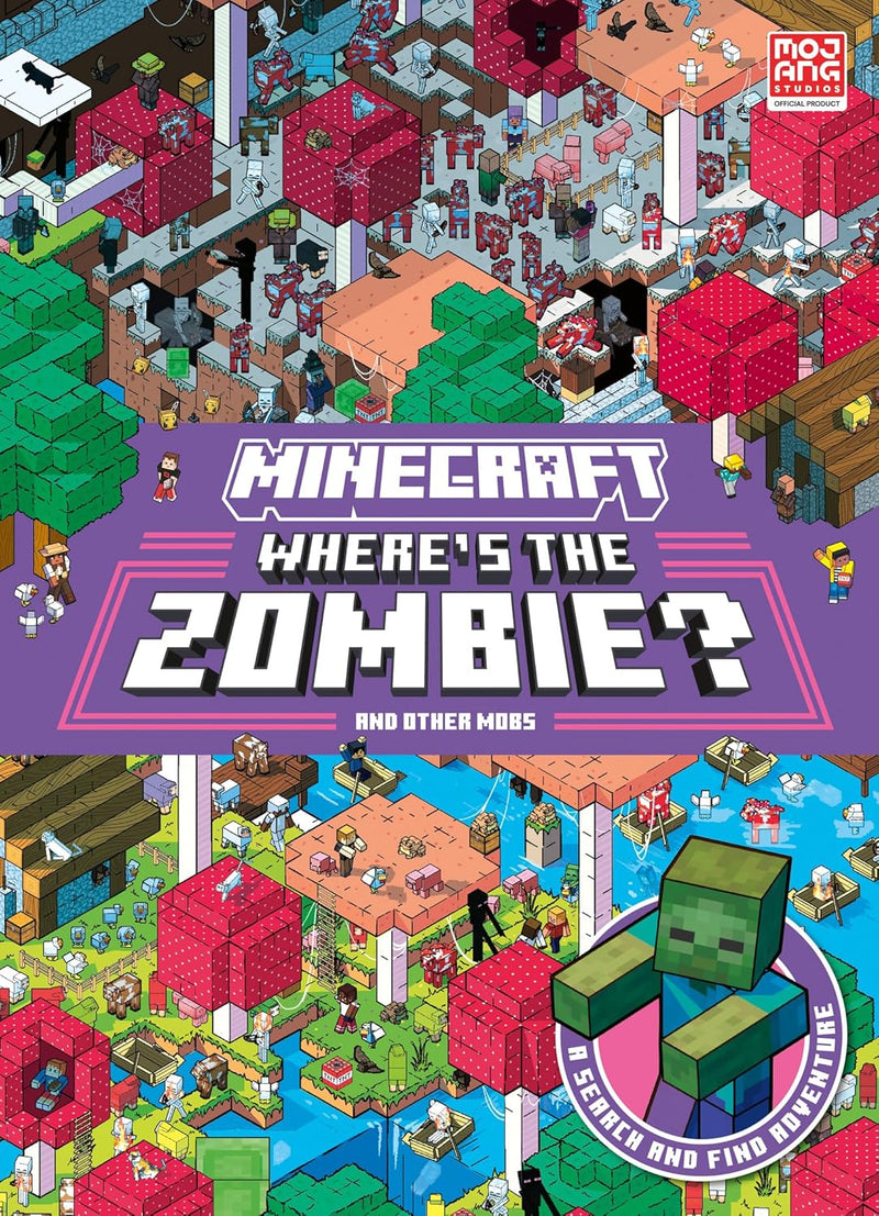 Minecraft: Where's the Zombie? And Other Mobs (Mojang AB)-Children’s / Teenage general interest: Hobbies/ quizzes/ toys and games-買書書 BuyBookBook