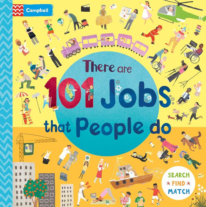 There Are 101 Jobs That People Do in This Book-Children’s interactive and activity books and kits-買書書 BuyBookBook