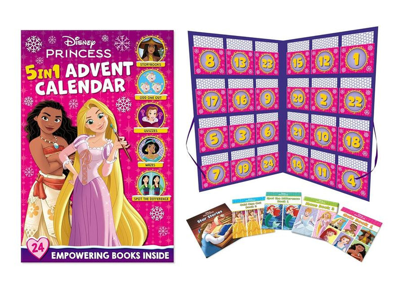 Disney Princess: 5-in-1 Advent Calendar