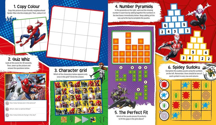 Marvel Spider-Man: Fridge Magnets Activity Book and Craft Kit