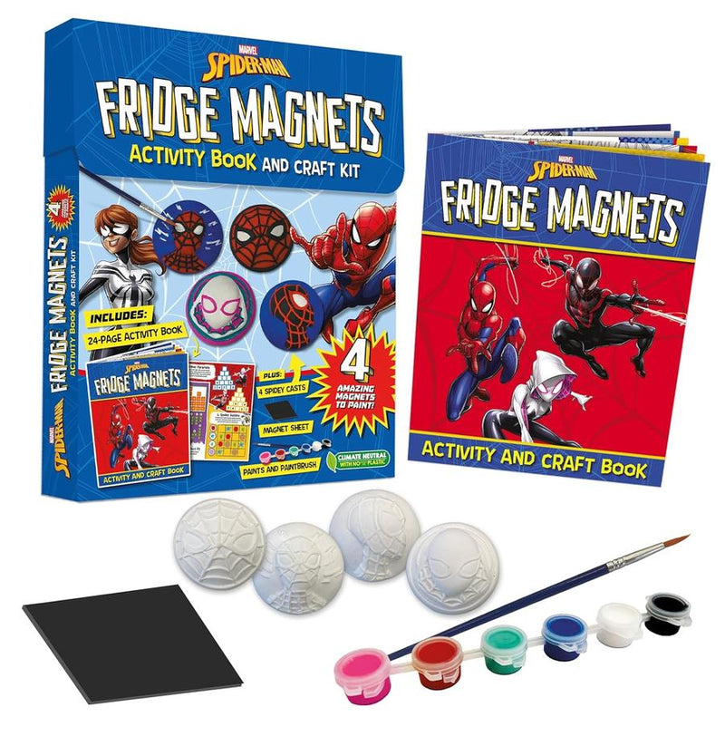 Marvel Spider-Man: Fridge Magnets Activity Book and Craft Kit