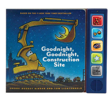 Goodnight, Goodnight, Construction Site Sound Book-Children’s / Teenage fiction: General and modern fiction-買書書 BuyBookBook