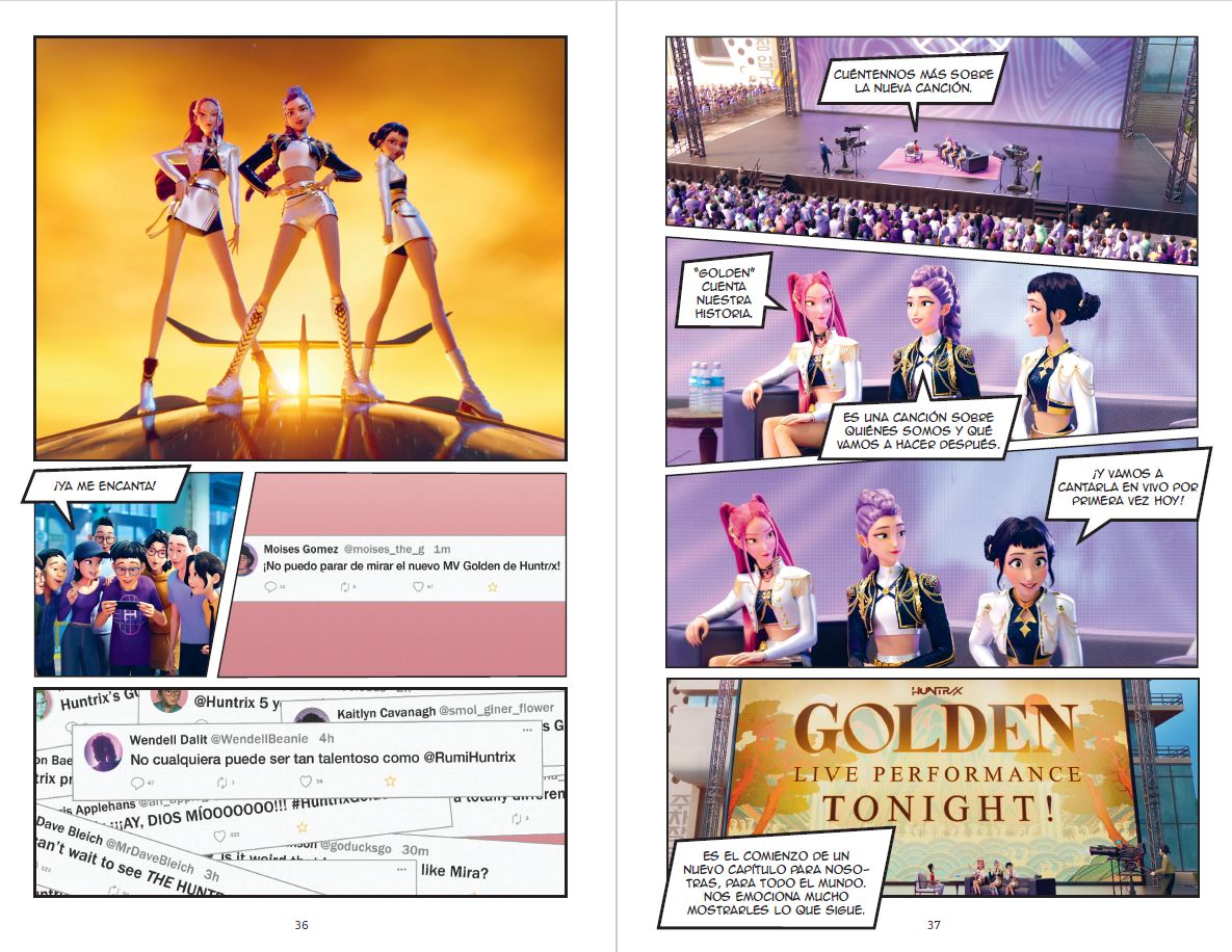 K-Pop Demon Hunters: la película en cómic / K-Pop Demon Hunters: The Movie in Comics interior 2 (ISBN 9798890988508) [onix:488885e98d1080c8a1df7bcd88c81fa9]