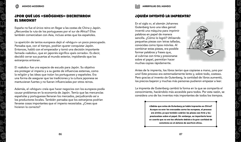Grandes enigmas de la historia. 120 preguntas (y respuestas) sobre el mundo que nos rodea / History's Great Mysteries interior 5 (ISBN 9788427246928) [onix:00cac4677eb980523f83f047b94c99f9]