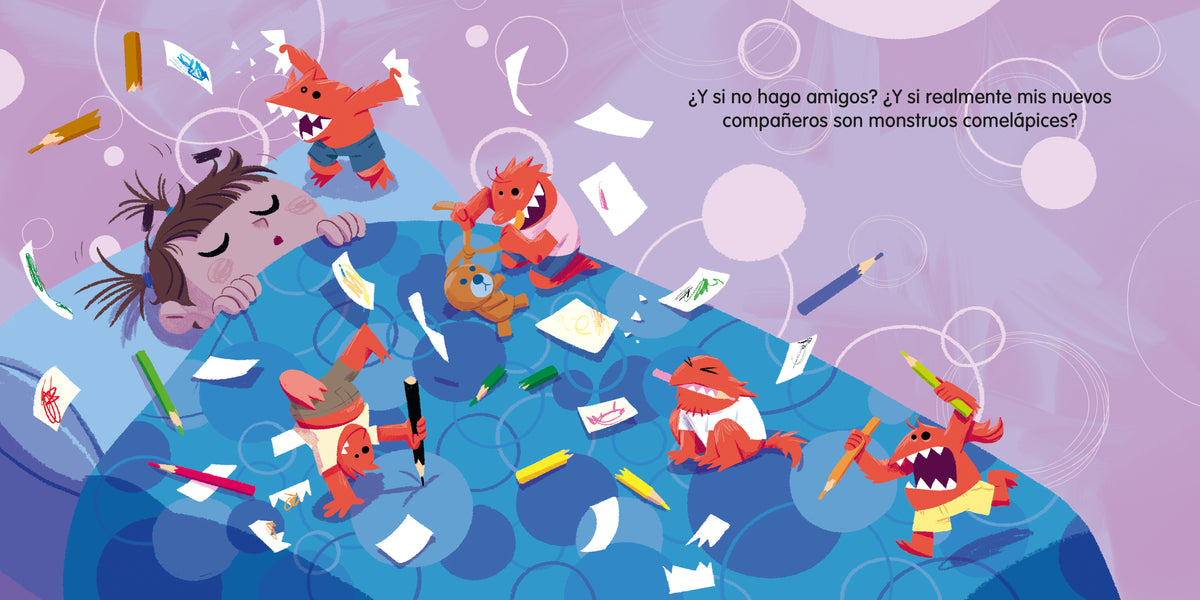 ¡(No) quiero ir al cole! / I (Don't) Do Want to Go to School! interior 3 (ISBN 9788427236943) [onix:065382207050f59d7f66f2aa177dd207]