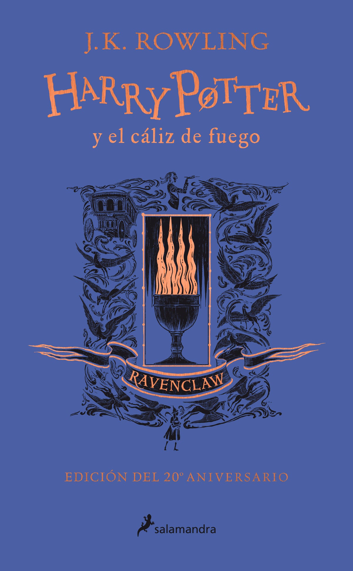 Harry Potter y el cáliz de fuego (20 Aniv. Ravenclaw) / Harry Potter and the Goblet of Fire (Ravenclaw) cover (ISBN 9788418174384) [onix:c16d15bbde3eb29577a78faaa27b4099]