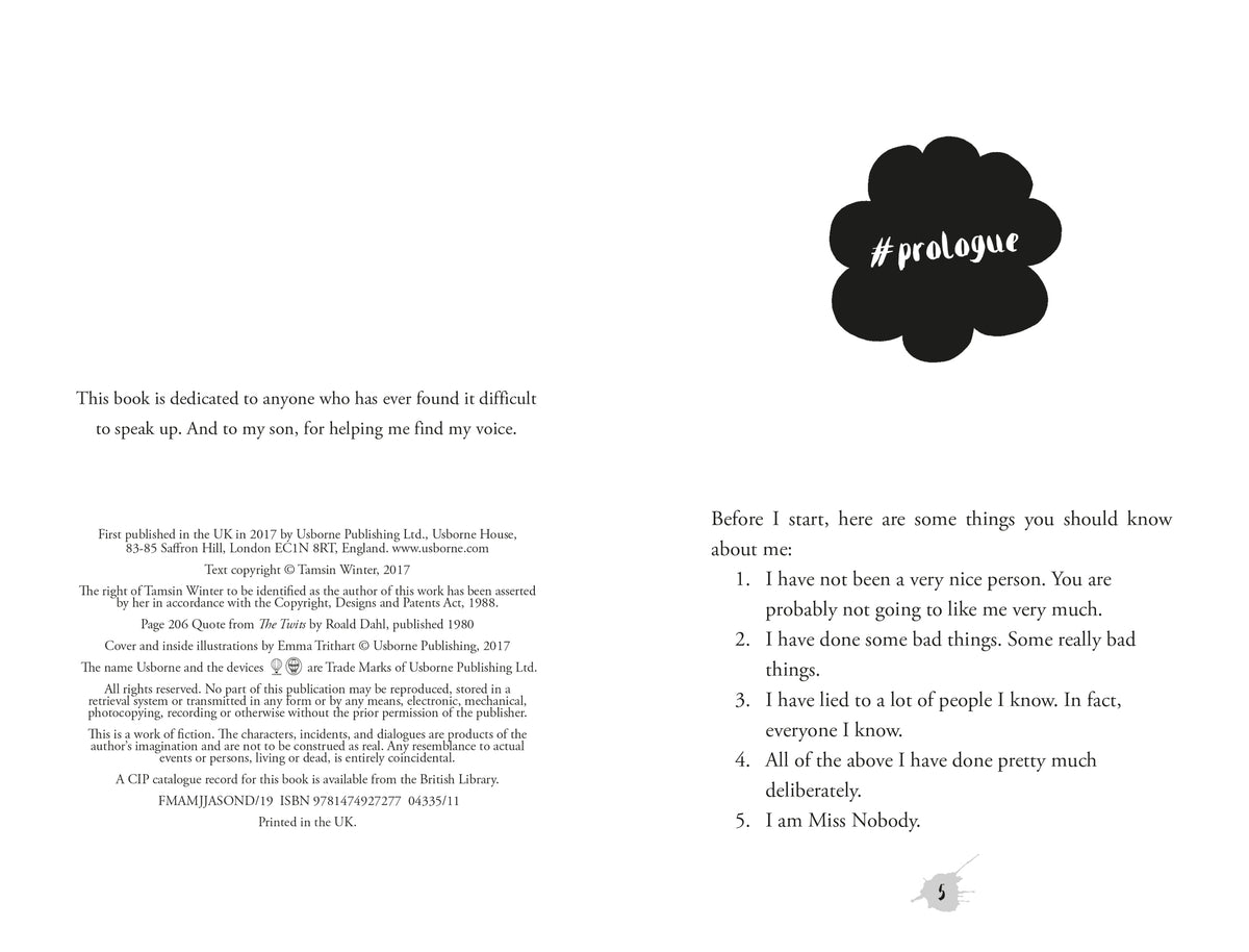 Being Miss Nobody interior 1 (ISBN 9781474927277) [onix-asset:1fbd69a3ca1e7869254b8434f298696944be2d430d5e13f63acbcc40b594e007]