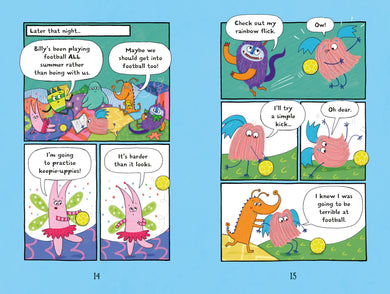 Billy and the Mini Monsters: Monsters Play Football interior 1 (ISBN 9781836042723) [onix-asset:090f344ebd8e2770722ddc6c8c3b9773400152cf0d0c6a96190c05aa7a662d0d]
