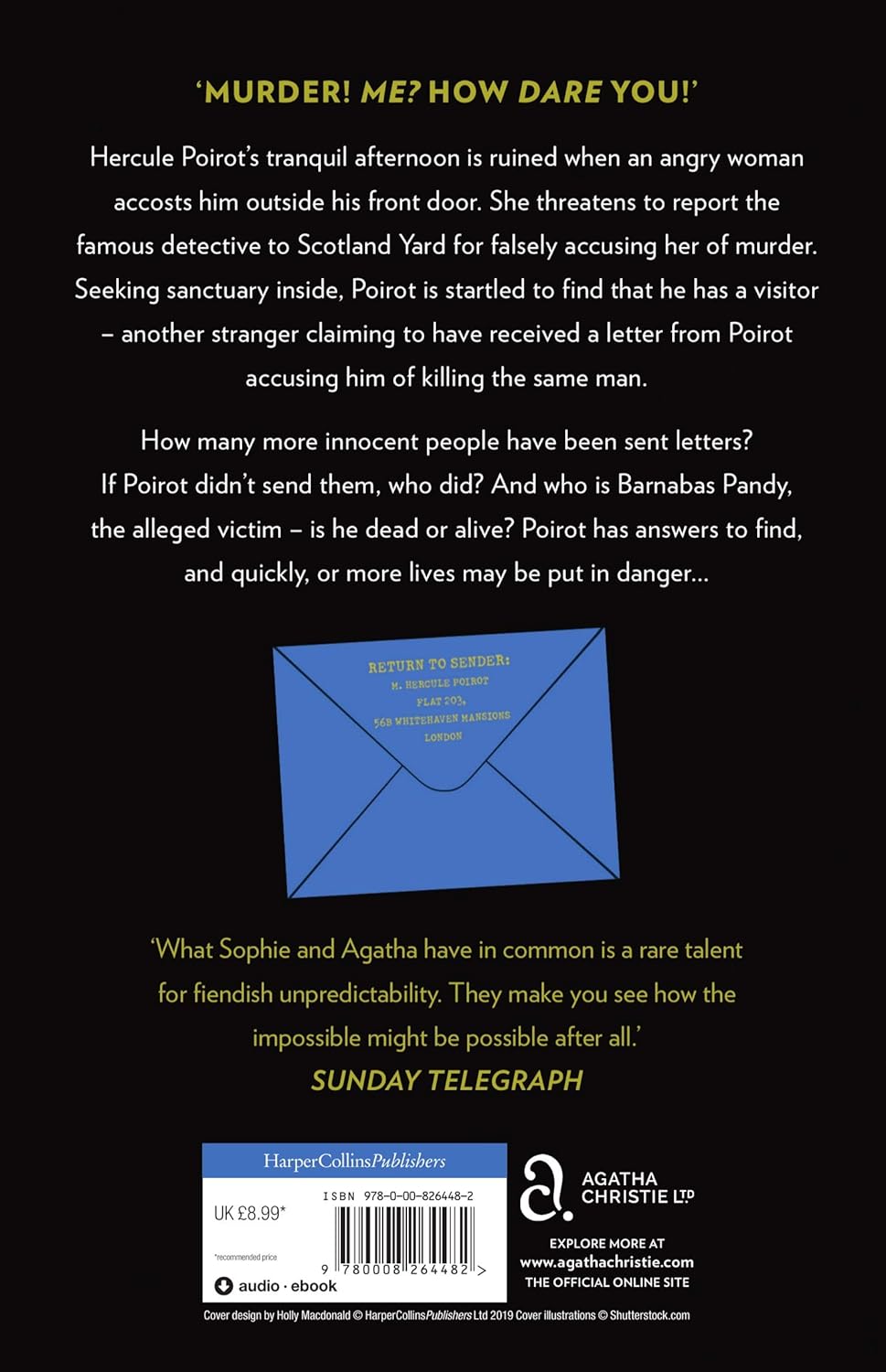 Hercule Poirot Mystery #03 The Mystery of Three Quarters (Sophie Hannah)-Fiction: 偵探懸疑 Detective & Mystery-買書書 BuyBookBook