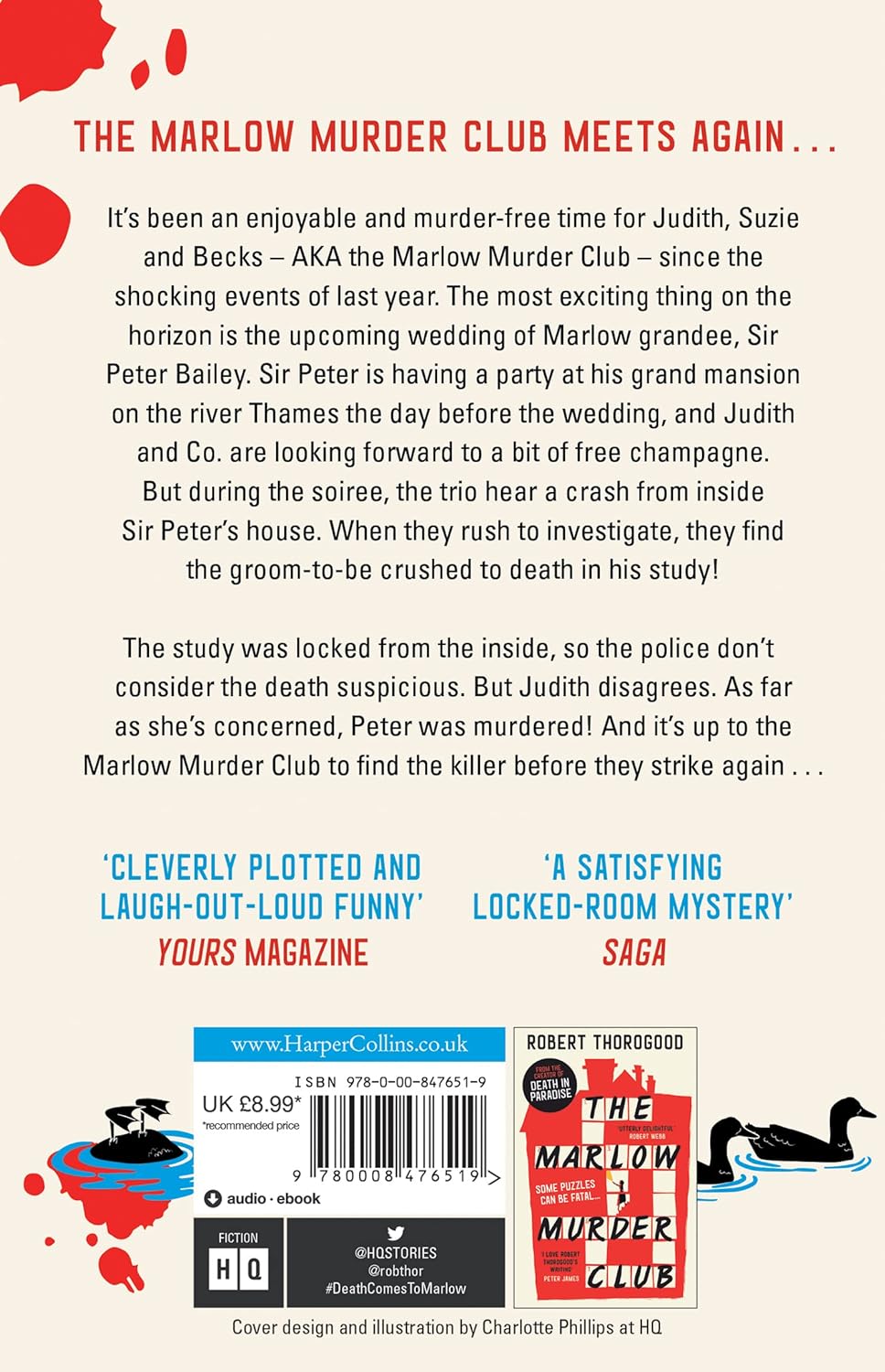 The Marlow Murder Club Mysteries #02 Death Comes to Marlow (Robert Thorogood)-Fiction: 偵探懸疑 Detective & Mystery-買書書 BuyBookBook