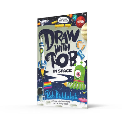Draw With Rob: In Space (Rob Biddulph)-Activity: 繪畫貼紙 Drawing & Sticker-買書書 BuyBookBook